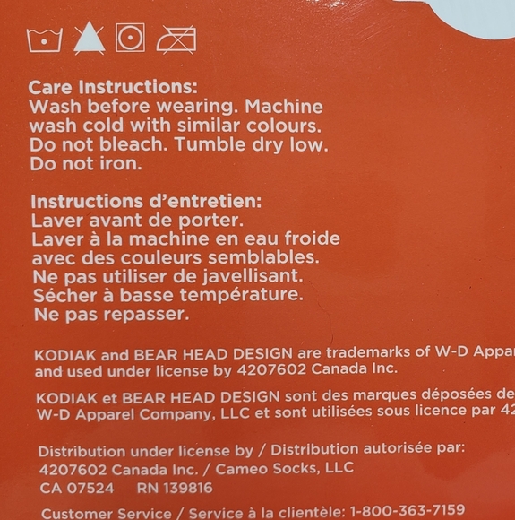 New Kodiak Home Sock Non Slip Blue White One Size Warm Cozy - Picture 6 of 8